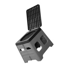 Portable Camping Toilet, Folding Travel Potty with Stable Seating, Lightweight and Durable for Car and Hiking