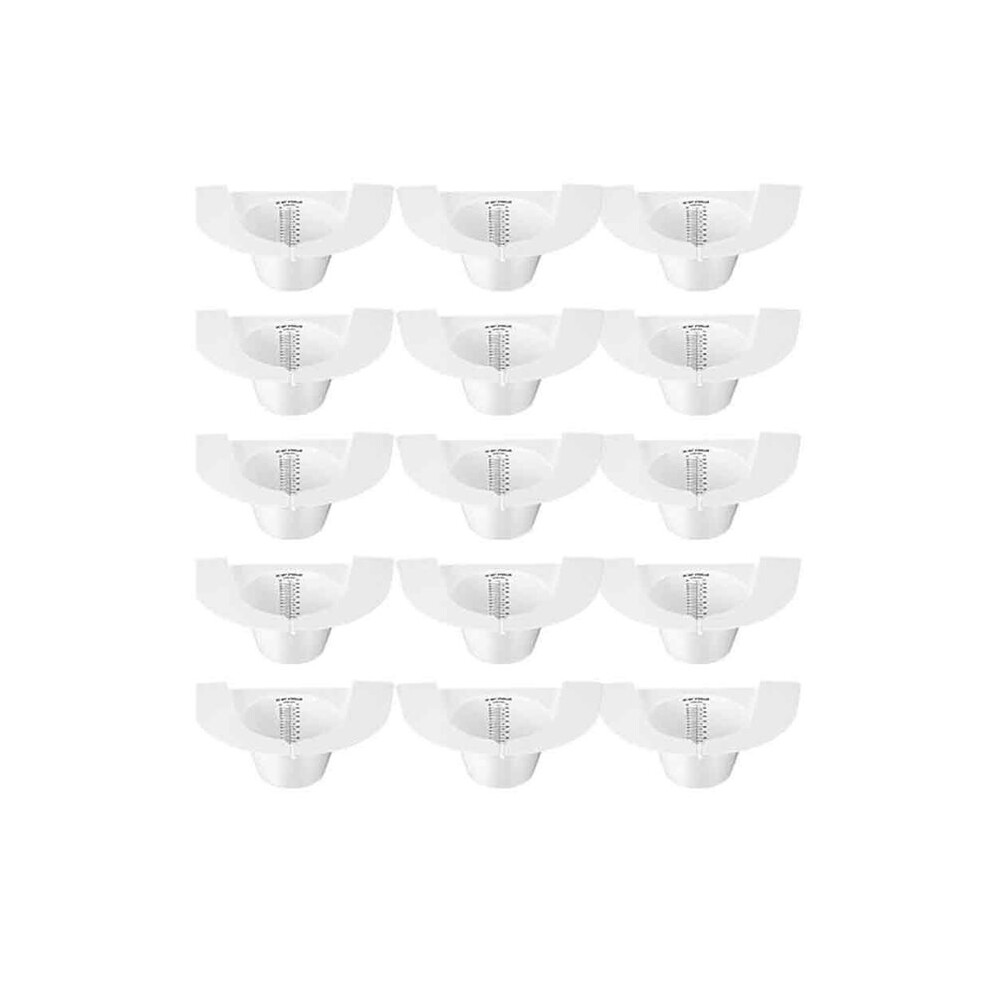 White 15Pcs 800Ml Urine Hats For Toilets Stool Sample Kit Urine Collection Hat Specimen Containers For Women And The Elderly