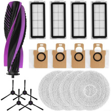 Kit di Parti di Ricambio per JONR P20 Pro / T5 Pro, Spazzola Principale, Spazzola Laterale, Panno per Mocio, Filtro HEPA, Sacchetti per La Polvere