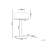 Beliani Table Lamp SENETTE Metal Silver 3