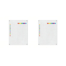 2 Pcs Acrylic Magnetic Chore Chart, Chore Board, Dry Erase Chore Chart, 11.8"X15.7" Transparent Erasable Reward Chart