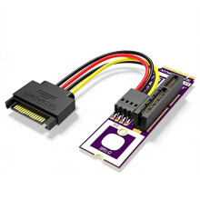 Carte Adaptatrice M.2 Vers PCIe X4 5.0 : Transmission Haut Débit 128 Gb/S