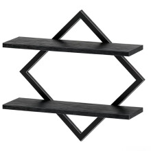 Floating Shelves, Wall Shelf Set of 2, Wall Mounted Storage Shelves
