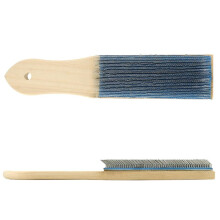 2 Stück Universelle Feilenreiniger-Sets, 8" Blaue Feilenkarte und Bürste
