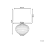 Beliani Table Lamp PIRITA Ceramic Gold 3