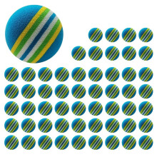 50pcs Practice Balls Training Balls Garden Soft Foam Elastic Balls for Indoor/Outdoor Practice-