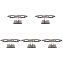 5Pcs Black Acrylic Ice Cream Cone Holder Display Stand for Store Use