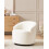 Beliani Swivel Armchair DAVIK Boucle Off-White 4