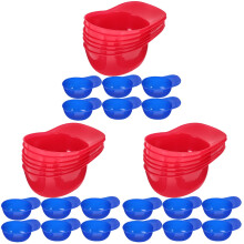 36Pièces Bols Polyvalents Réutilisables Couleurs Assorties