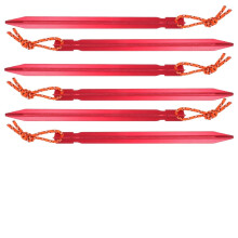 8Pcs Heavy Duty Aluminium Tent Stakes Triangular Pegs for Camping Canopy and Garden Anchoring