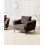 Beliani Armchair KJAER Chenille Taupe 2