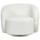 Beliani Swivel Armchair TORE Fabric Off-White 4
