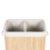 Beliani Laundry Basket KANDY Bamboo Light Brown 100 L 4