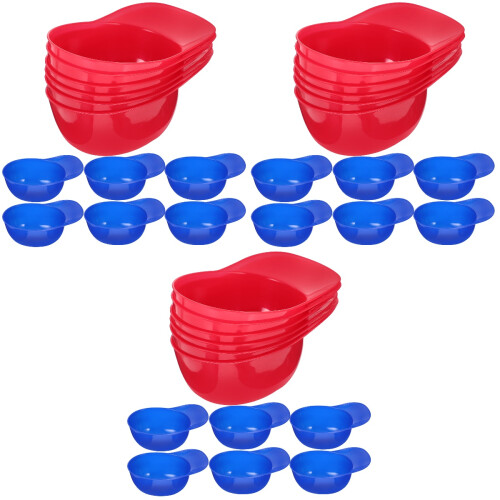 36Pièces Bols Polyvalents Réutilisables Couleurs Assorties 1