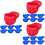 36Pièces Bols Polyvalents Réutilisables Couleurs Assorties 5