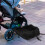Oxford Cloth Baby Stroller Bottom Basket Durable Black Storage Bag 8