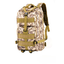 35L Waterproof Hiking Backpack with MOLLE System, Ergonomic Lightweight Design for Camping Trekking, Digital Desert Camo