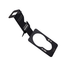 Stainless Steel Camping Stove Hook with Secure Gas Canister Holder, Rustproof Finish for Outdoor Use