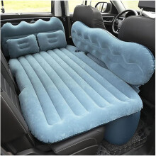 Car Inflatable Mattress for Suzuki Vitara 20152024, Soft Flocked Surface Car Air Bed for Camping Travel, Blue
