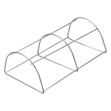 Stainless Steel Rib Rack for Smoker and Grill, Durable Roasting Stand Maximizes Grill Space