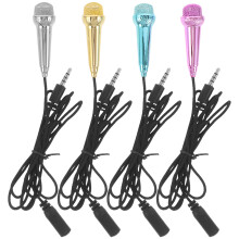 4St Draagbare Zangmicrofoon Bedraad, Mini USB Mic, Kunststof En Metaal