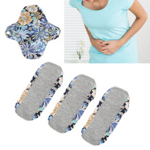 MSH007 3pcs Washable Cotton Pads 18x18cm Unfolded