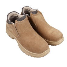 Steel Toe Slip-On Shoe EU 43 Suede Breathable