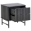 Beliani 2 Drawer Bedside Table GLASTONBURY Black 4