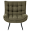 Beliani Armchair ALVESTA Boucle Dark Green 4