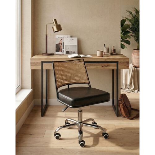 Beliani Desk Chair NOME Faux Leather Black 1
