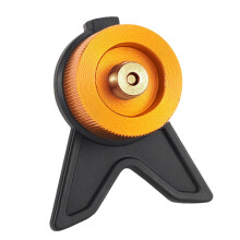 Camping Stove Adapter with Stable Anti‑Roll Bracket, Secure Tank Lock, Quick Gas Canister Conversion