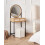 Beliani Dressing Table with Mirror CASSIAR Light Brown 2