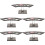 5Pcs Black Acrylic Ice Cream Cone Holder Display Stand for Store Use 5