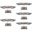 5Pcs Black Acrylic Ice Cream Cone Holder Display Stand for Store Use 9