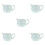 5Pièces Petit Céramique Vert Pour Crème Lait Café 6
