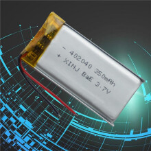 3,7 V 350 MAh 1,295 Wh Lithium-Ionen-Akku 402040 für Reparatur Von Controllern, GPS-Fahrrekordern, Aufnahmestiften, Dashcams und Navigationsgeräten