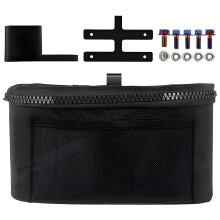 Motorcycle Cup Holder with Storage Bag, Waterproof Oxford Fabric, Secure Mounting for Touring Riders
