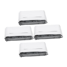 4Pcs Emergency Thermal Blanket with Reflective Insulation and Waterproof Protection for Camping and Hiking