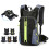Lightweight Waterproof Hydration Backpack with Water Bladder, Reflective Strips for Running Cycling Hiking 2