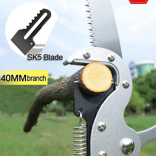 Telescopic Pole Saw 24FT Extendable Tree Pruner with Ergonomic Grip Handle for  Branches 1