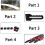 Telescopic Pole Saw 24FT Extendable Tree Pruner with Ergonomic Grip Handle for  Branches 5