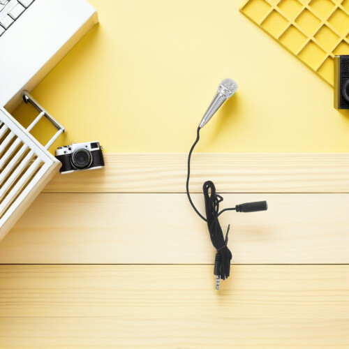 4St Draagbare Zangmicrofoon Bedraad, Mini USB Mic, Kunststof En Metaal 2