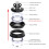 Aluminium CNC Headset for Tapered Tubes 9