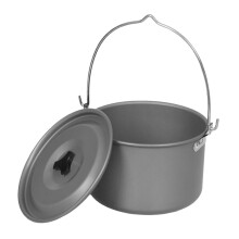 Camping Tripod for Cooking Camping Aluminum Pot Mess Kit Camping Hanging Pot