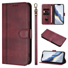 Leather Wallet Phone Case for Samsung Galaxy Note 20 Ultra, Violet Flip Cover with Card Holder and Stand