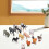 Poultry Figures Toy Set - Plastic Resin 12pc Color 2