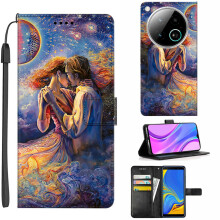 Case for Infinix Zero 40 PU Leather Wallet Cover with Magnetic Flap Shockproof Folio Design Printed Style