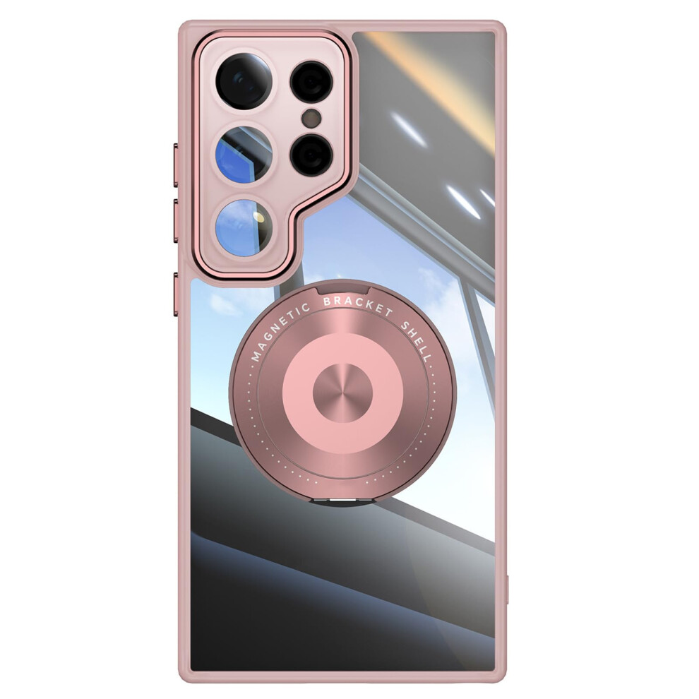 Clear Shockproof Magnetic Ring Stand Case For Samsung Galaxy S25 Ultra/S25 Plus With 360 Rotating Kickstand And Camera Protection 9073542857327