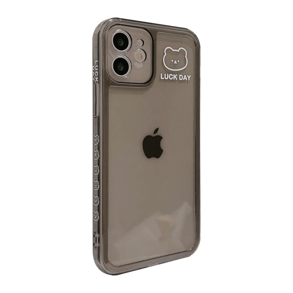Cute Cartoon Bear Iphone Case Clear Shockproof Silicone Cover For Iphone 13 12 11 Pro Max Xs Xr 8 Plus Se 9771547712169