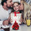 Engel-Glaskuppel, konservierte Rose, Weihnachtsgeschenk für-Rot 6